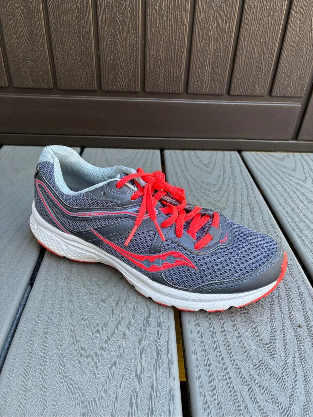 Saucony Cohesion 11 Women's Running Sneakers Grey Size 9